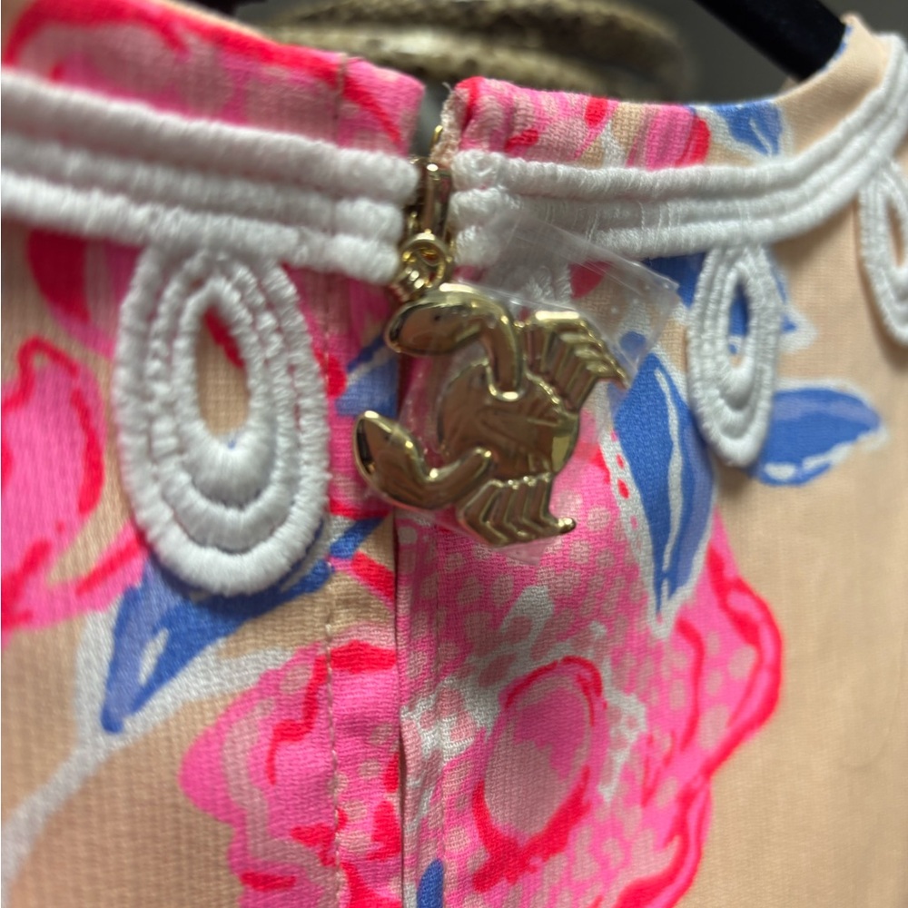 NWT Lilly Pulitzer Sidonie Stretch Shift dress Multi So Clawsome size 6 - Picture 4 of 4